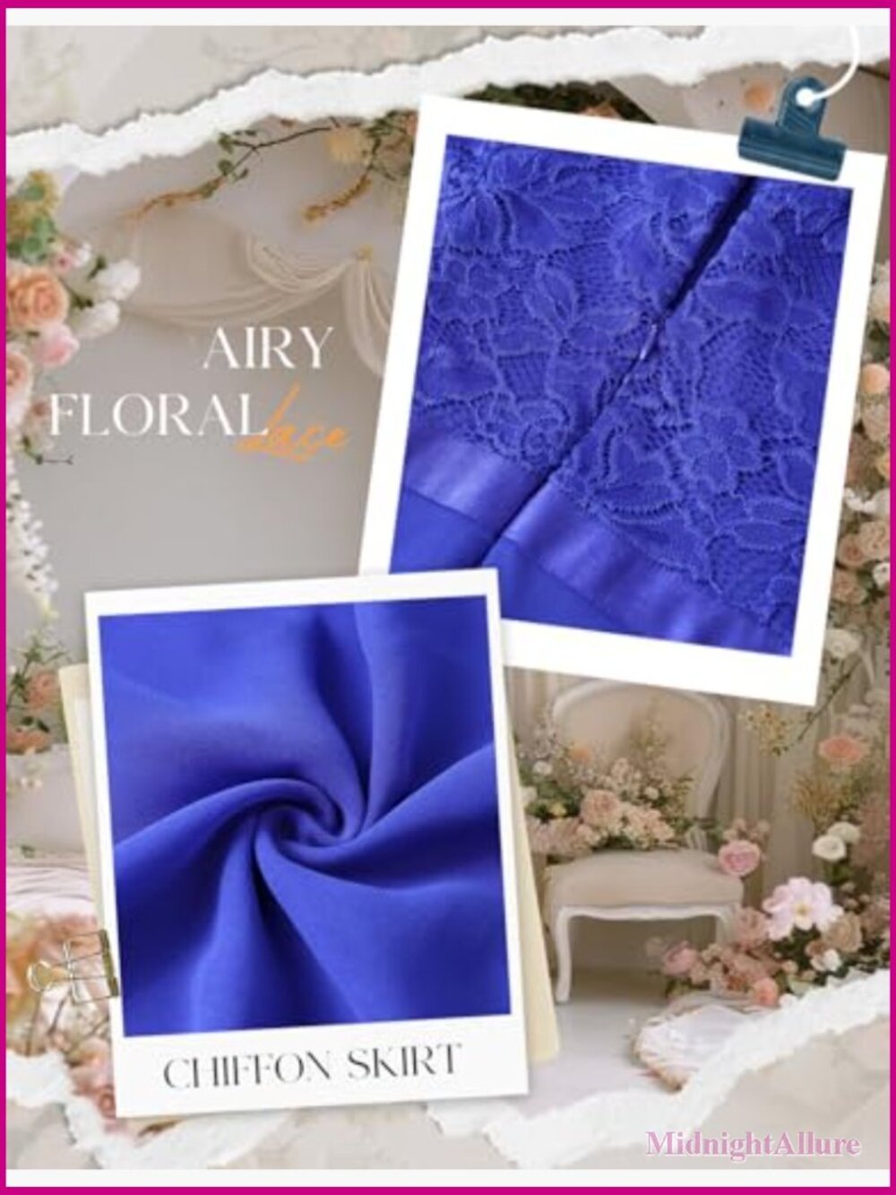Formal Maxi Dress with Ruffle Sleeves and Lace - Wedding Guest Prom Gown - Picture 6 of 7